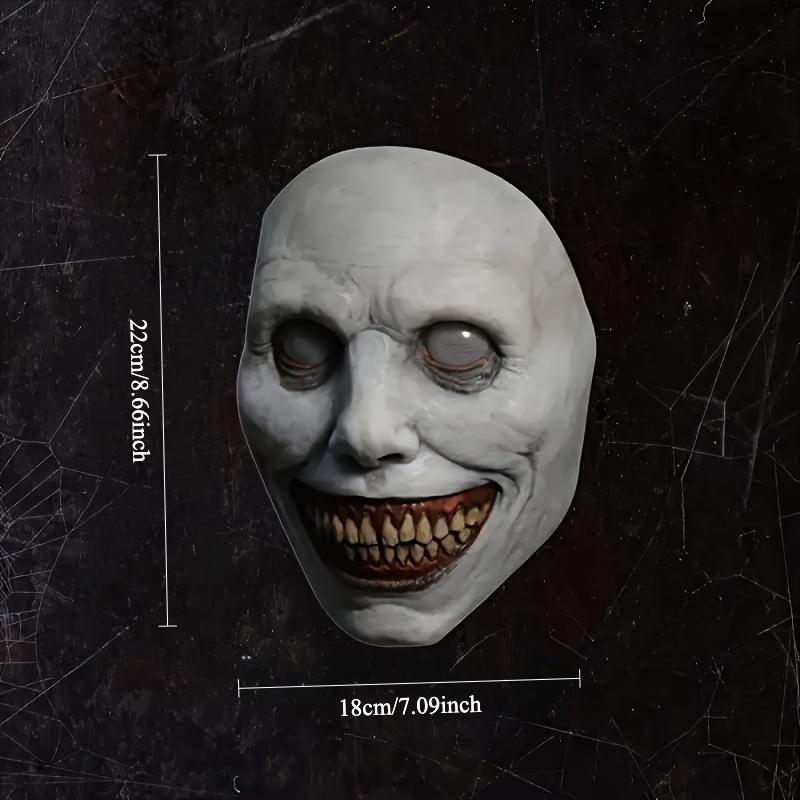 Scary Zombie Mask Set, Halloween Costume Accessory, Clown & Demon Design, Lightweight Breathable Plastic, Haunted House Party Essential