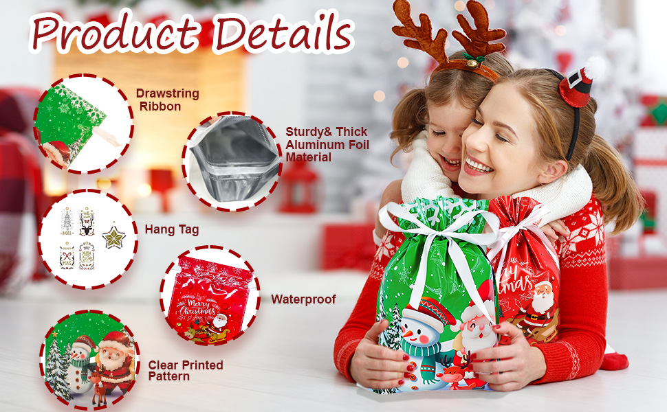 christmas gift bags assorted sizes