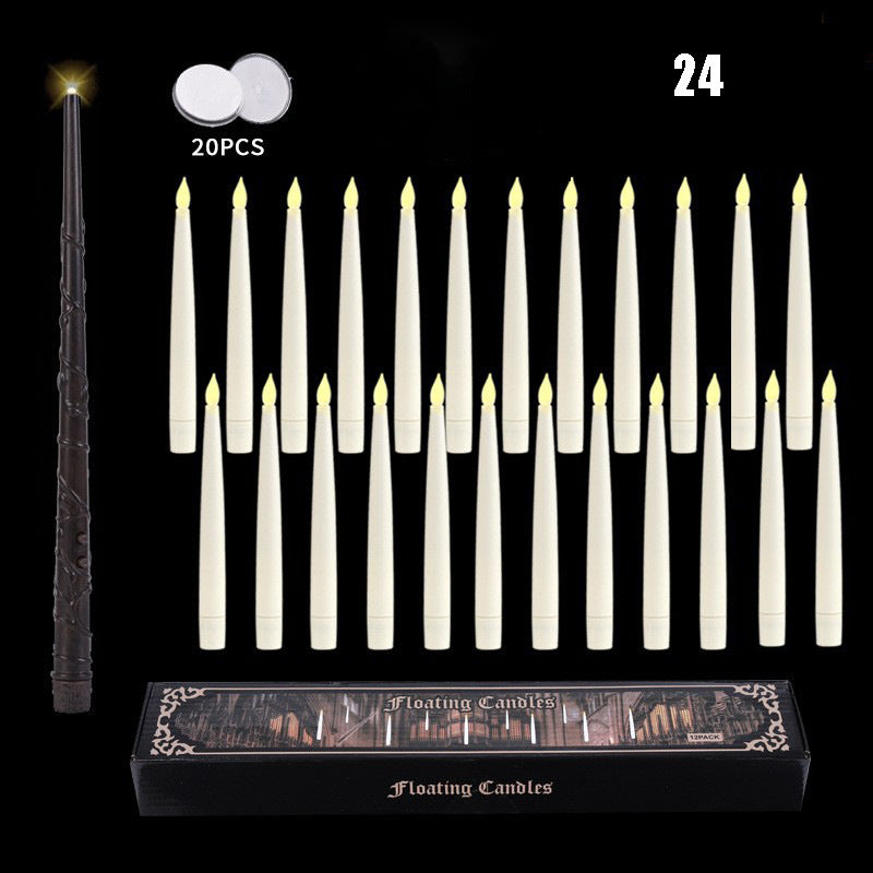 Flameless Candles with Magic Wand Remote for Christmas Decor