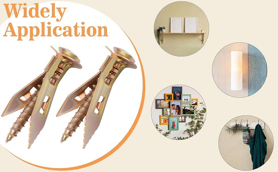 Self Drilling Drywall Anchors with Screws Widely Application