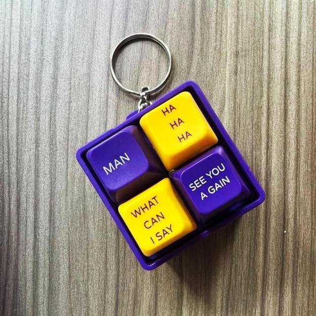 Mamba Theme Keycap Keychain