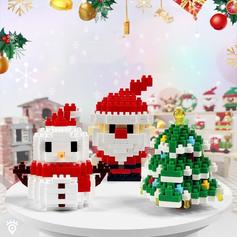 Santa Claus Design Building Blocks 6pcs