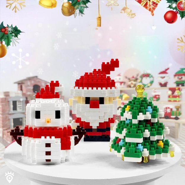 Santa Claus Design Building Blocks 6pcs