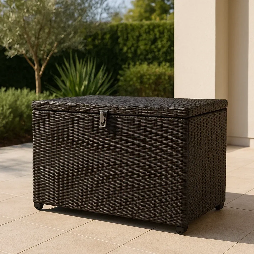 Rangement de jardin,Coffre de rangement extérieur - Meupitv