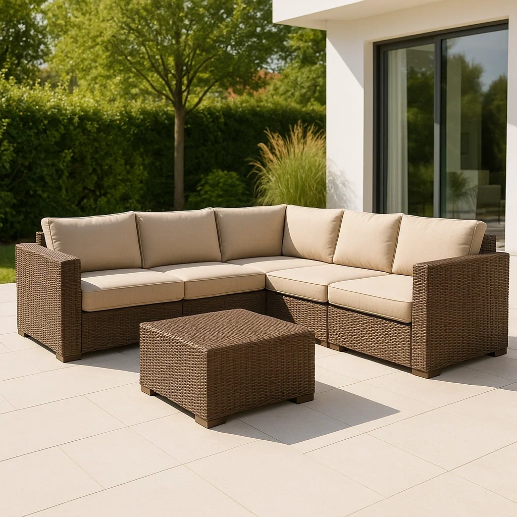 Salon de jardin,Canapés modulables d'extérieur - Meupitv