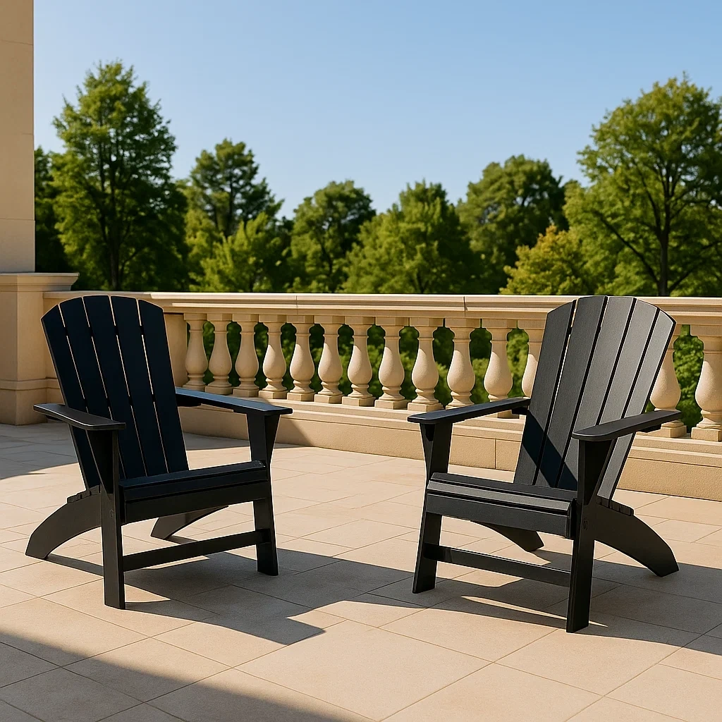 Salon de jardin,Fauteuils Adirondack d'extérieur - Meupitv