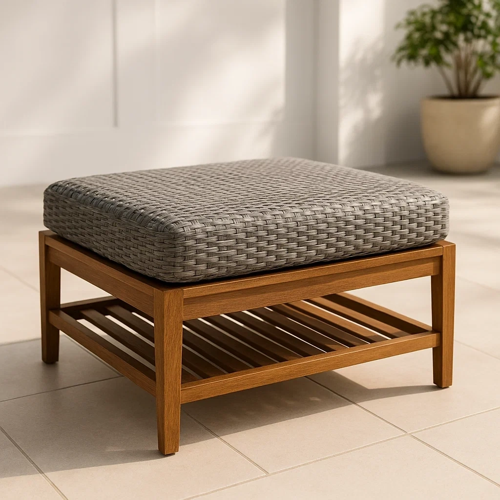 Salon de jardin,Repose-pieds d'extérieur - Meupitv