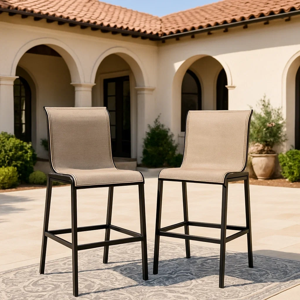 Salon de jardin,Tabourets de bar d'extérieur - Meupitv