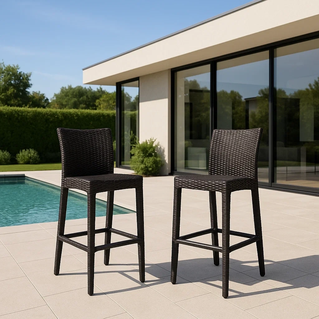 Salon de jardin,Tabourets de bar d'extérieur - Meupitv