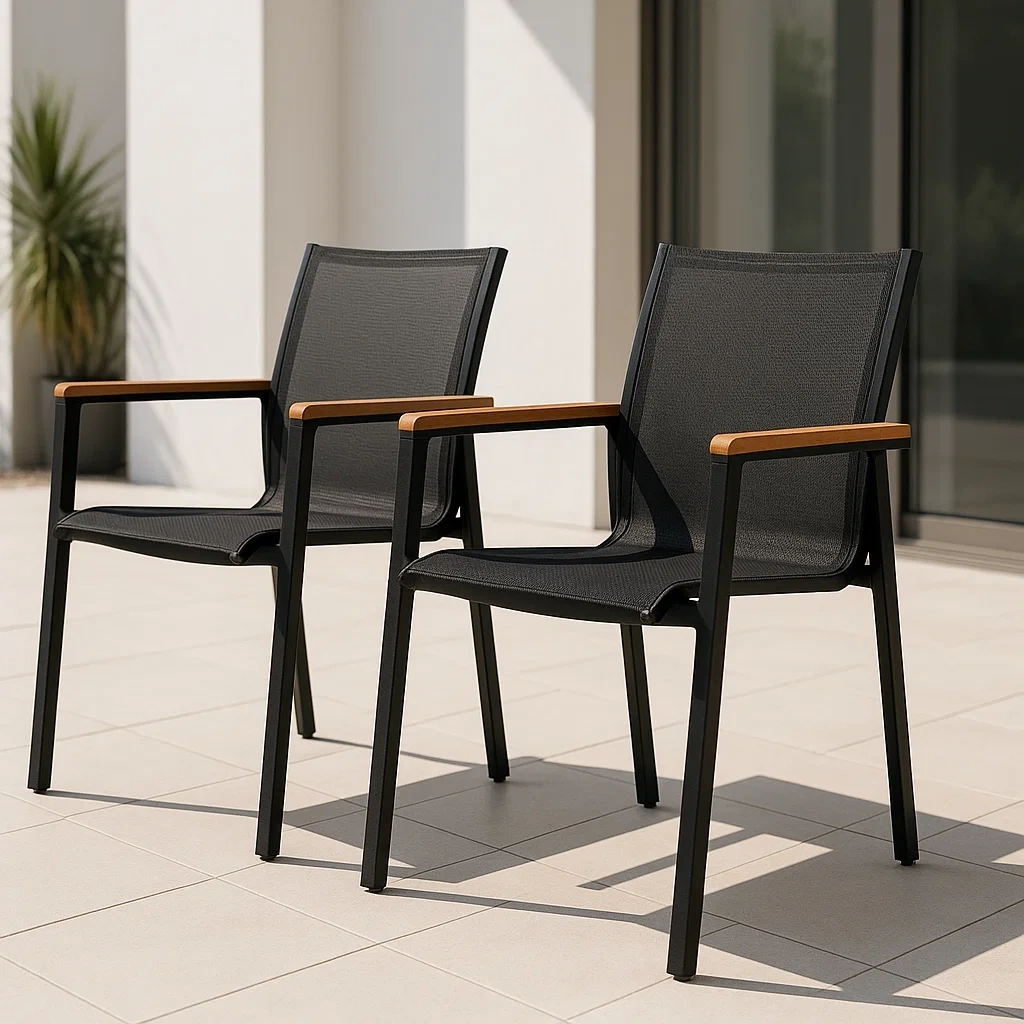 Table et chaises de jardin,Chaises à manger de jardin - Meupitv