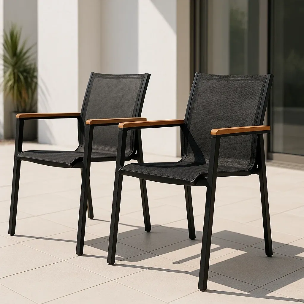 Table et chaises de jardin,Chaises à manger de jardin - Meupitv