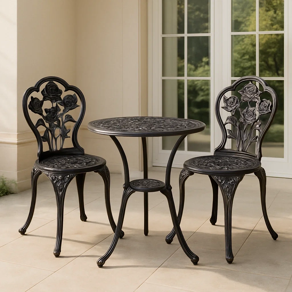 Table et chaises de jardin,Ensemble bistro de jardin - Meupitv