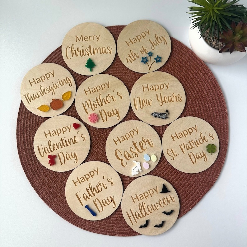 Baby Milestone Sign Set(10PCS)