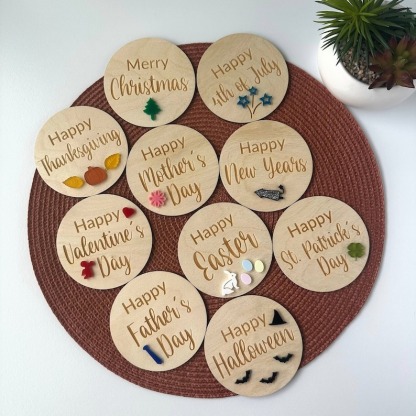 Baby Milestone Sign Set(10PCS)