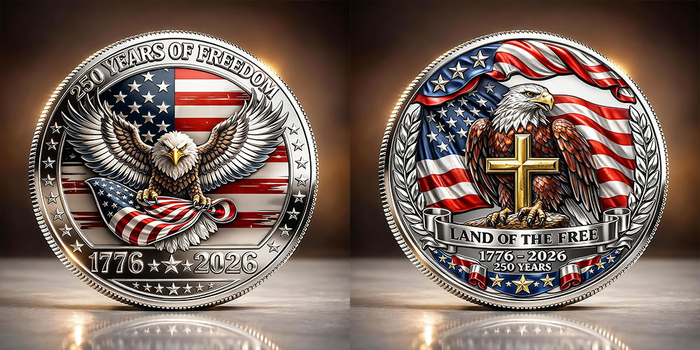 250 Years of Freedom Commemorative Coin