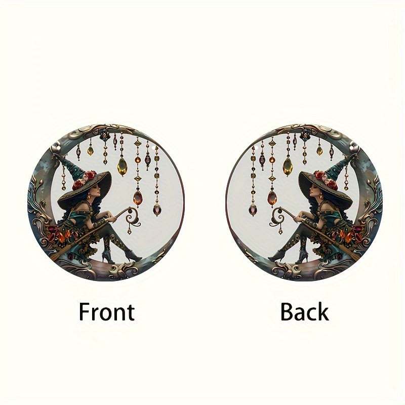 🧙‍♀️Beautiful Witch - Personalized Witch Window Hanging Suncatcher Ornament Gift