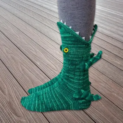 🌲Early Christmas Sale 49%🔥- 3D Knit Crocodile Socks