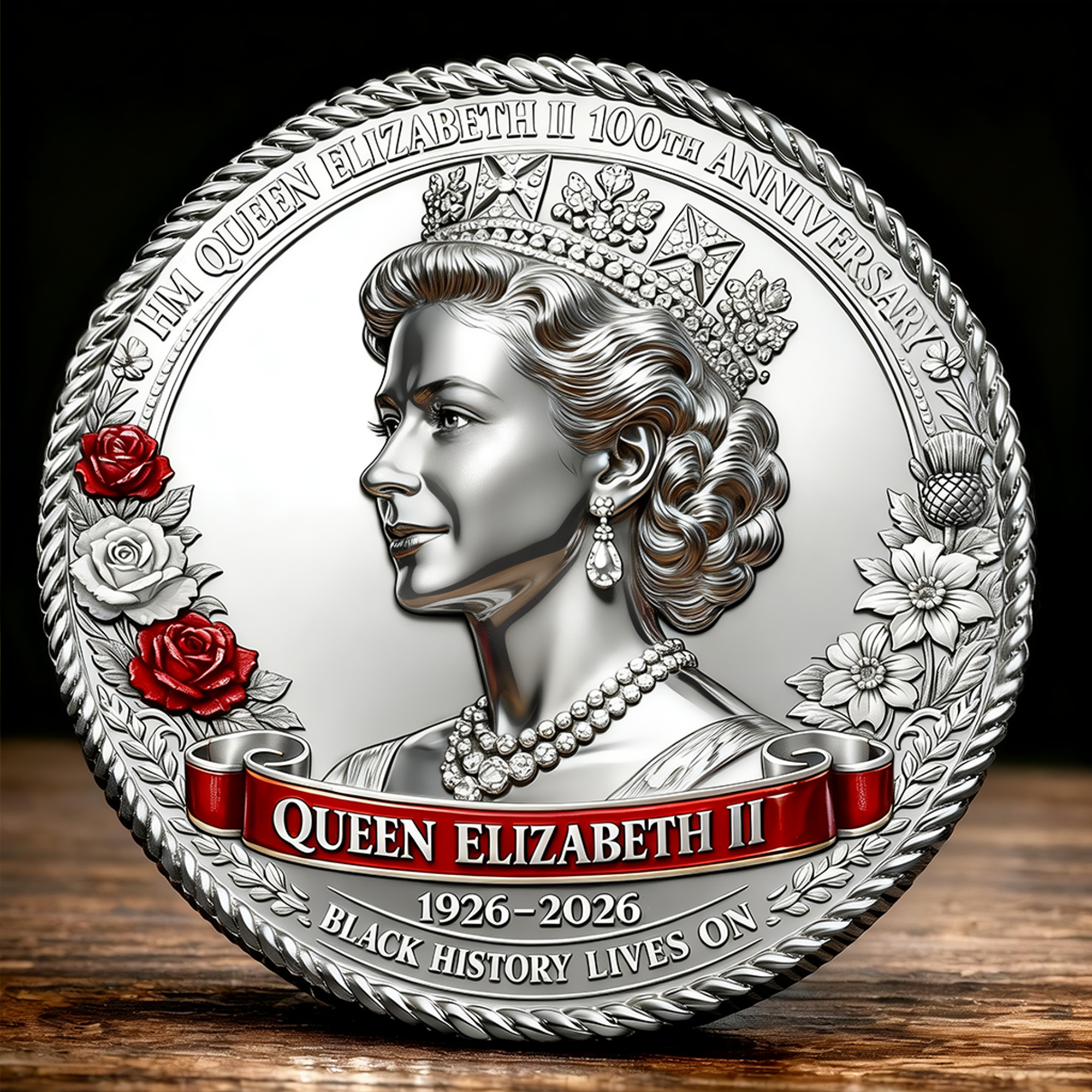 Queen Elizabeth II 100th Anniversary Commemorative Coin