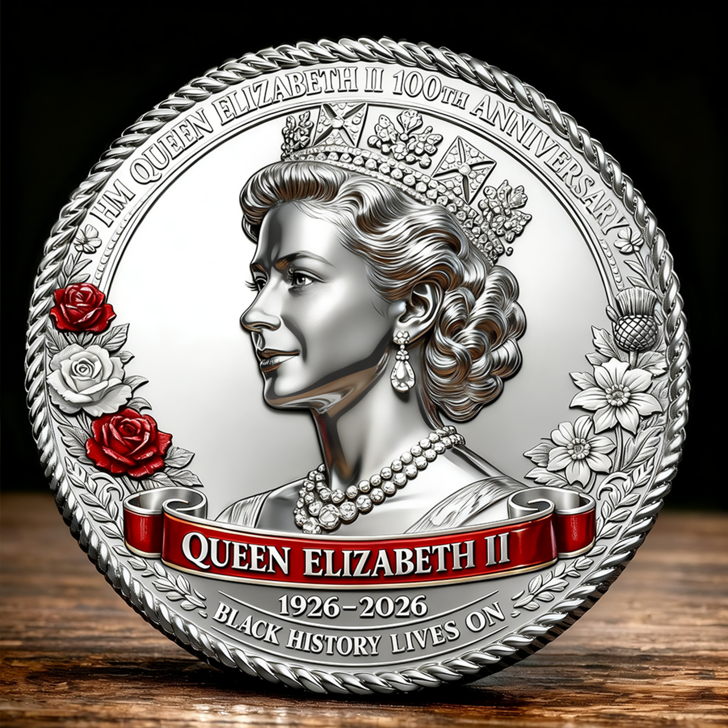 Queen Elizabeth II 100th Anniversary Commemorative Coin