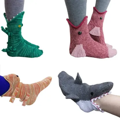 🌲Early Christmas Sale 49%🔥- 3D Knit Crocodile Socks