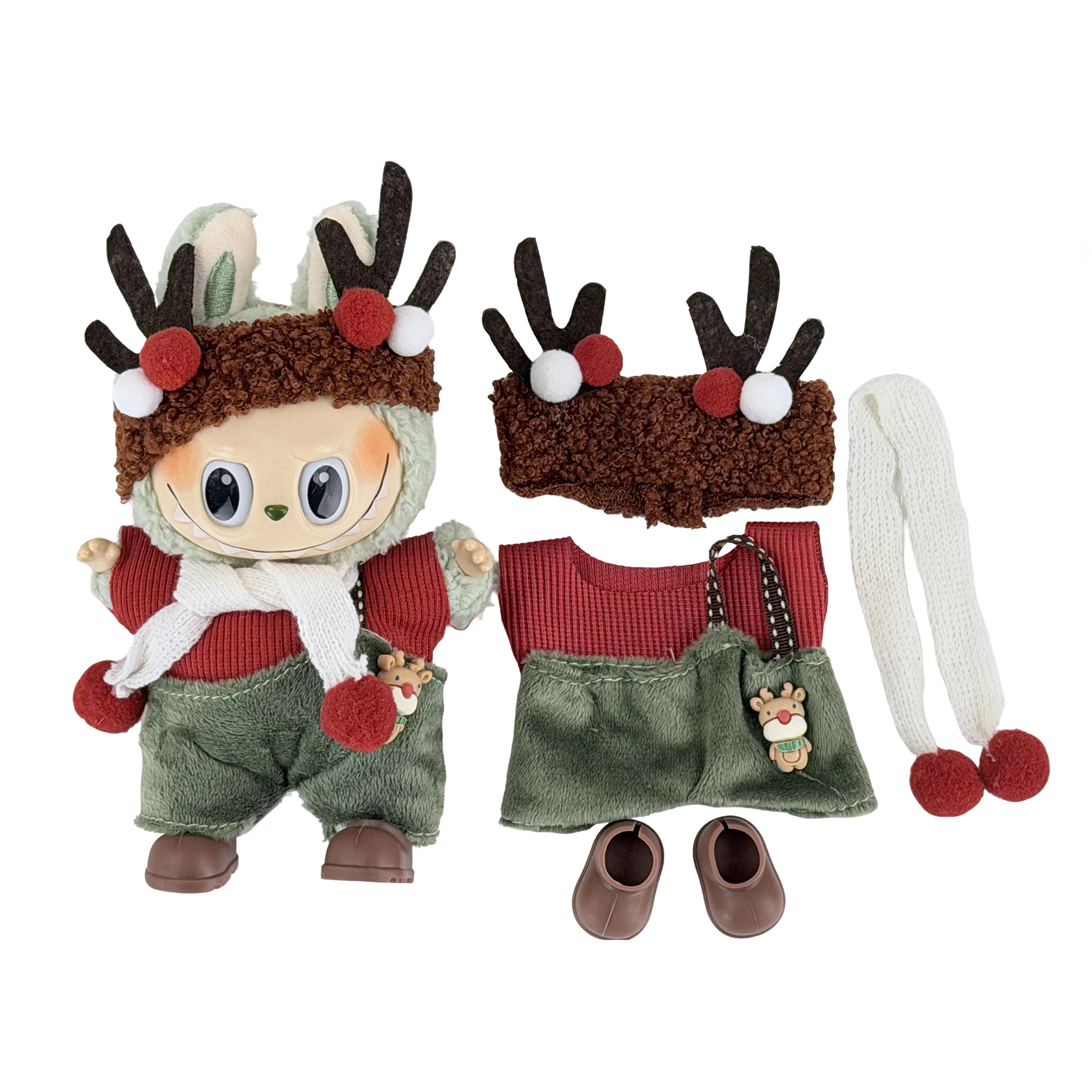 Christmas green trousers set 