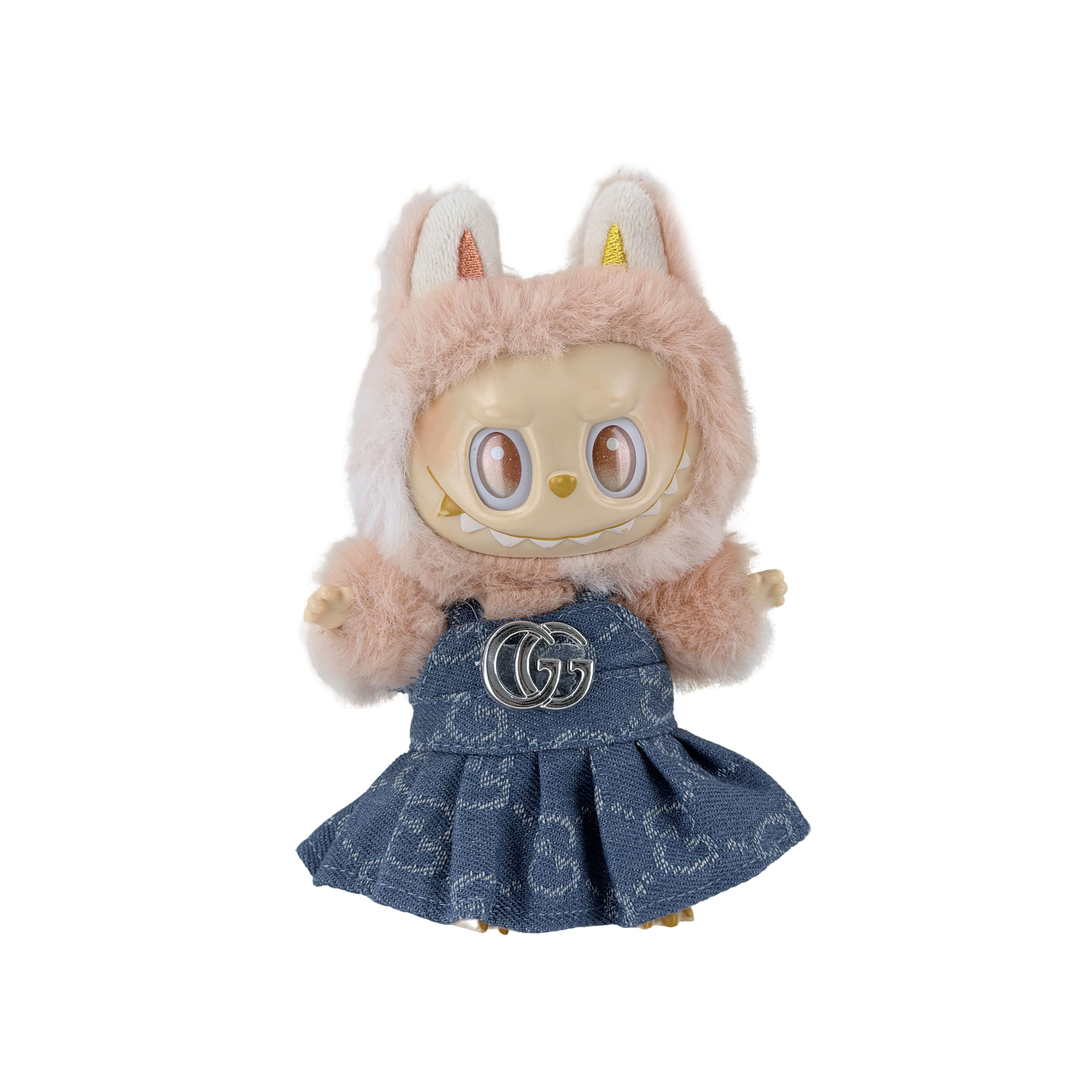 Blue denim big-name style strappy dress