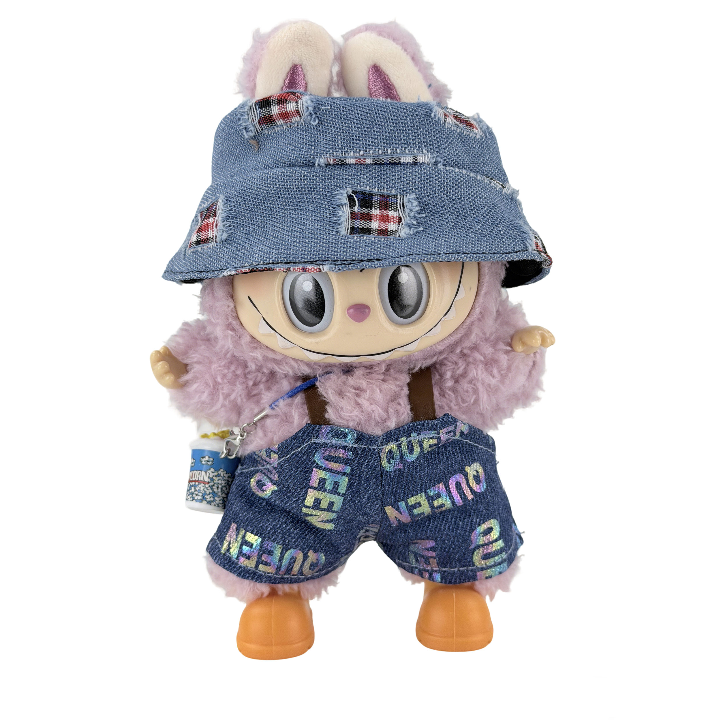 Denim hip-hop style pants