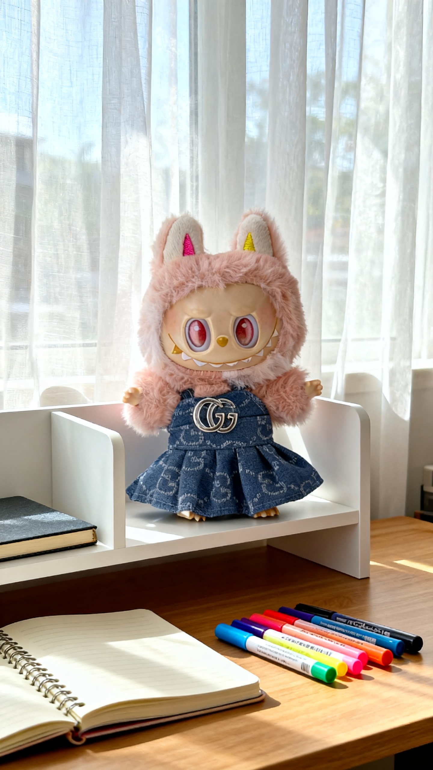 Blue denim big-name style strappy dress