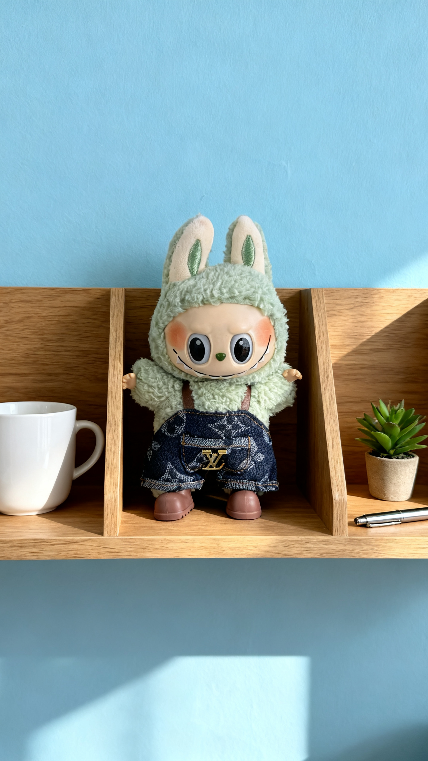 Big brand style dark blue overalls