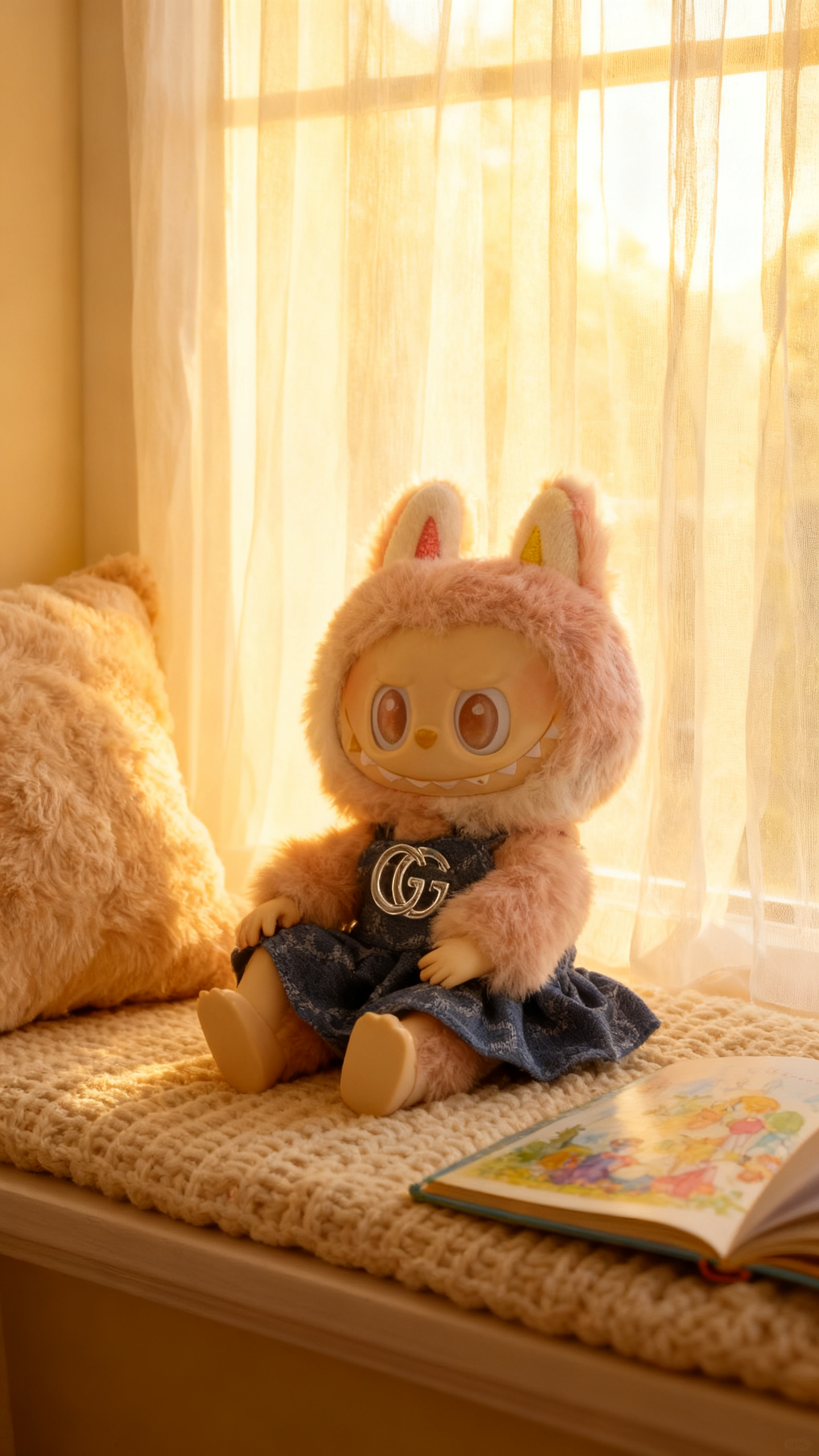 Blue denim big-name style strappy dress