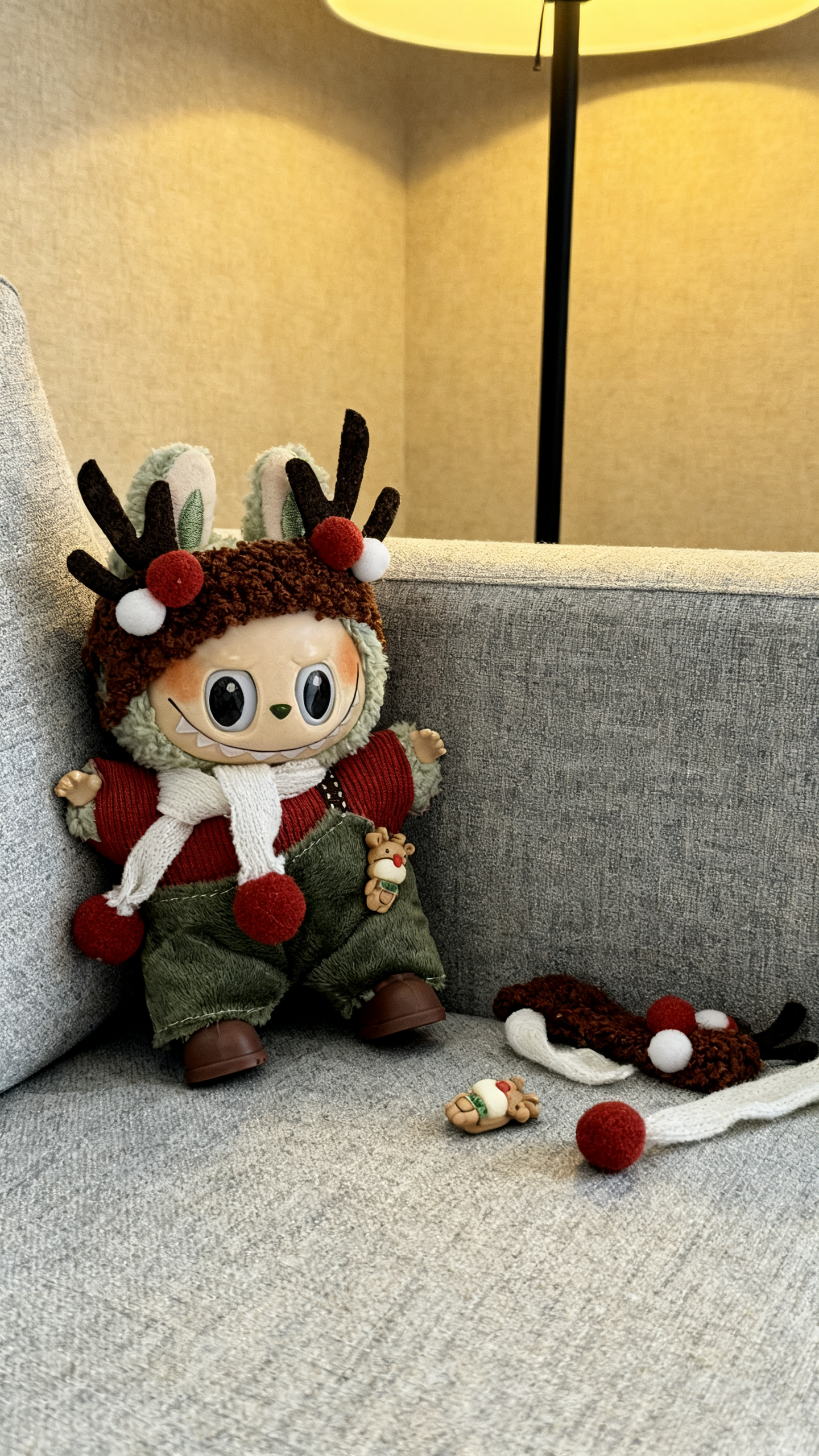 Christmas green trousers set 