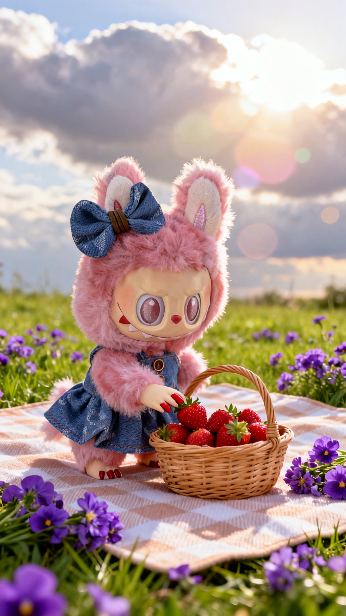 light blue denim dress in the style of big brands