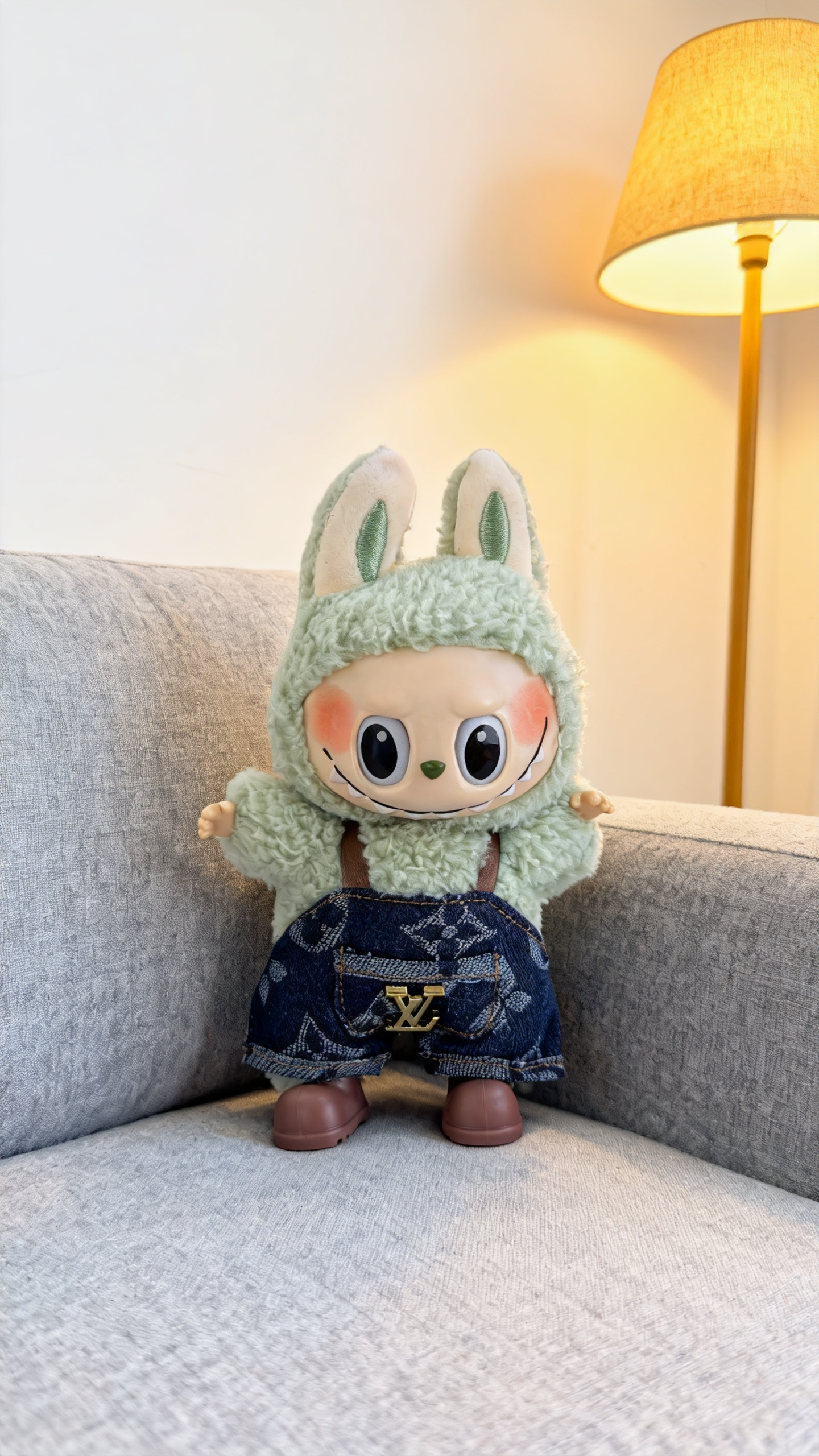 Big brand style dark blue overalls