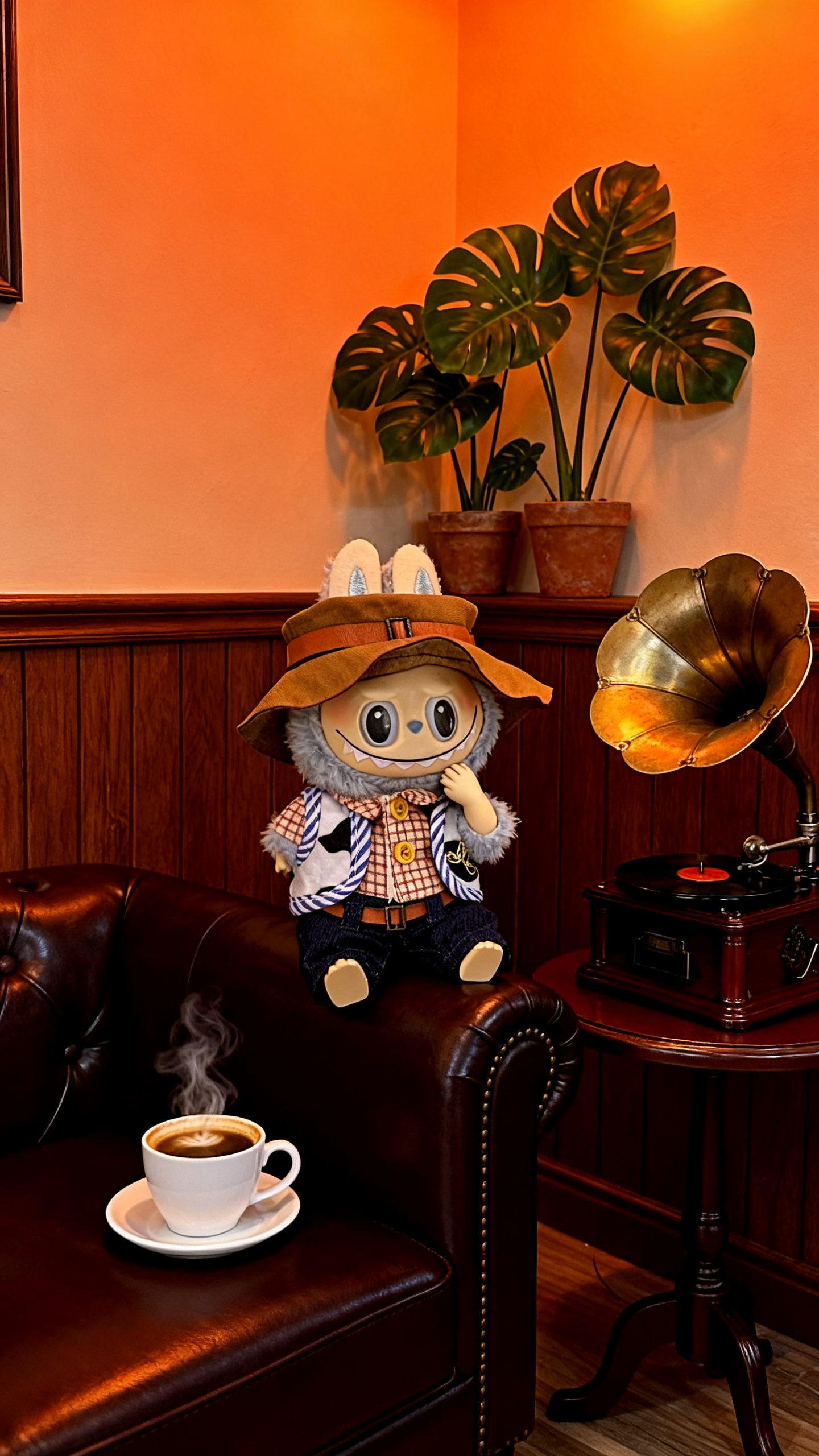 Blue sandy beach style hat set