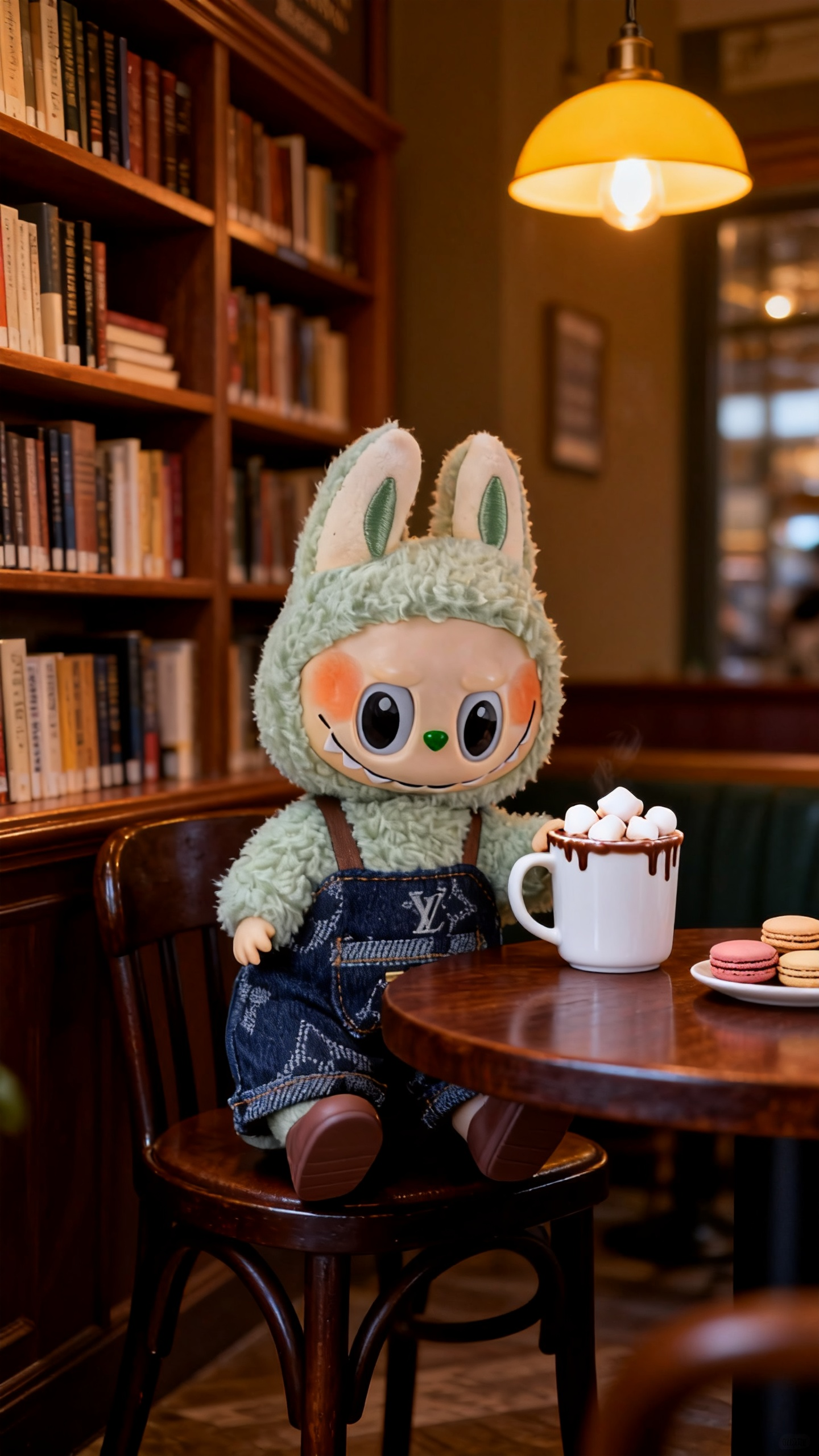 Big brand style dark blue overalls