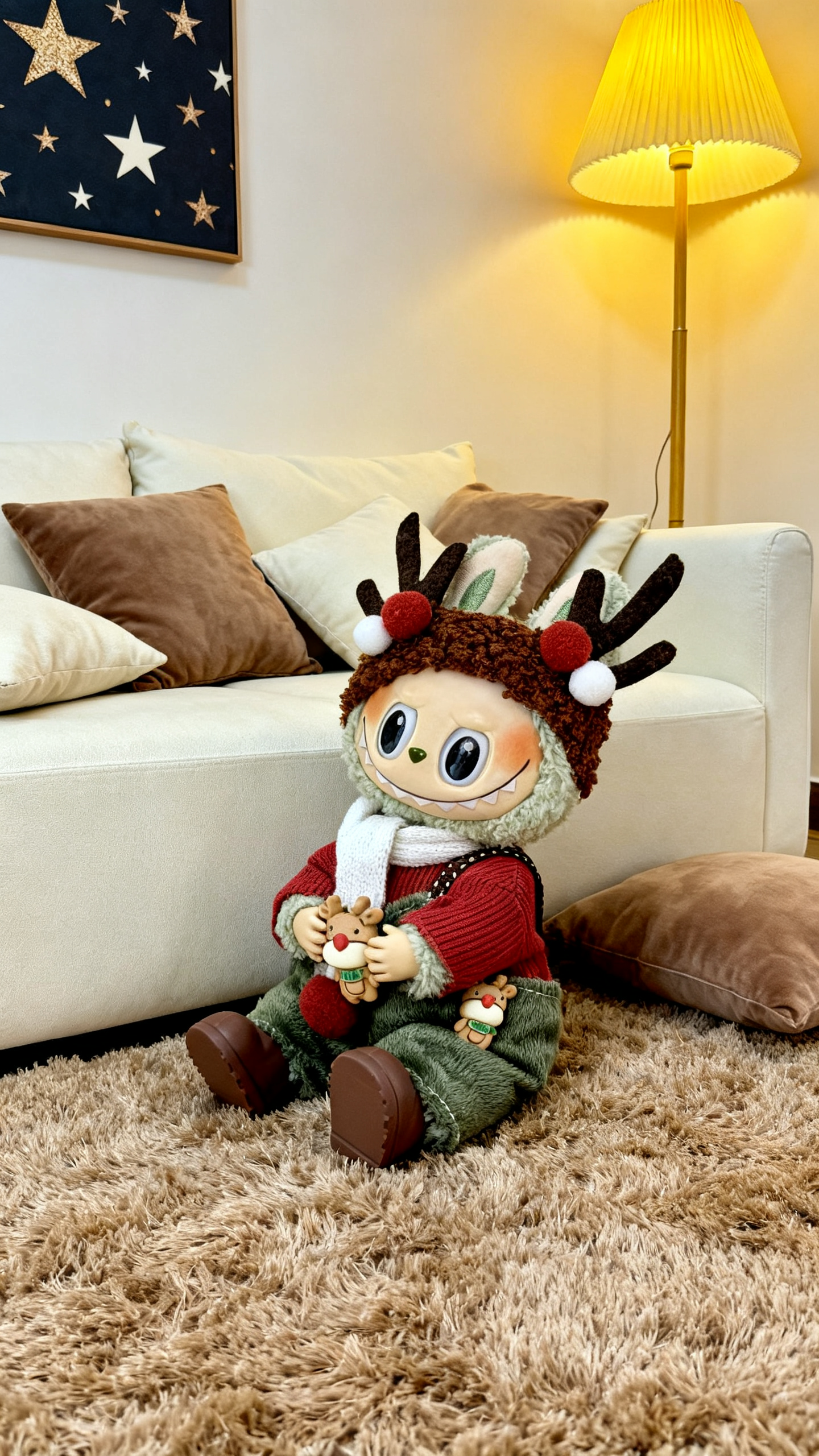 Christmas green trousers set 