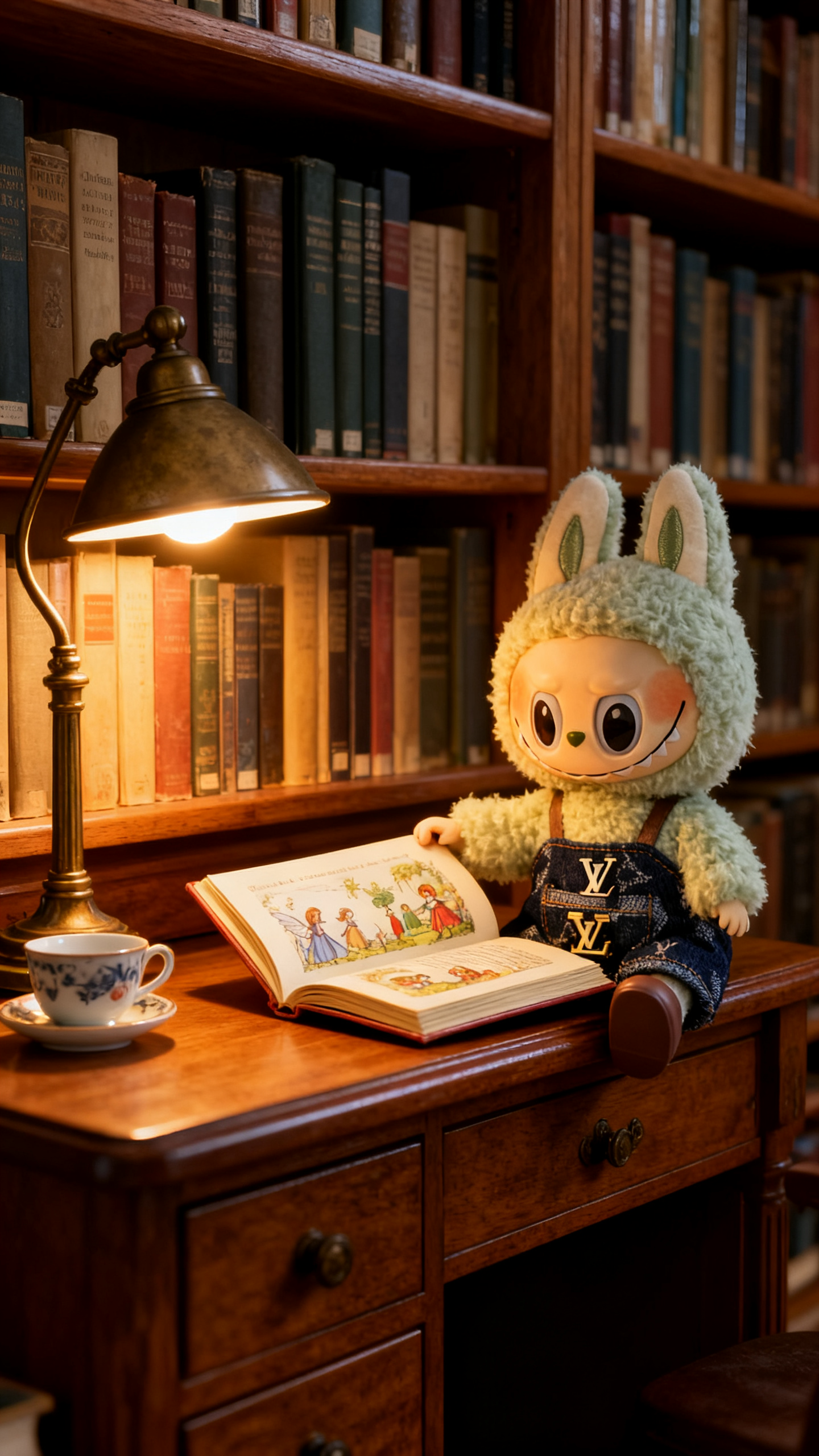 Big brand style dark blue overalls