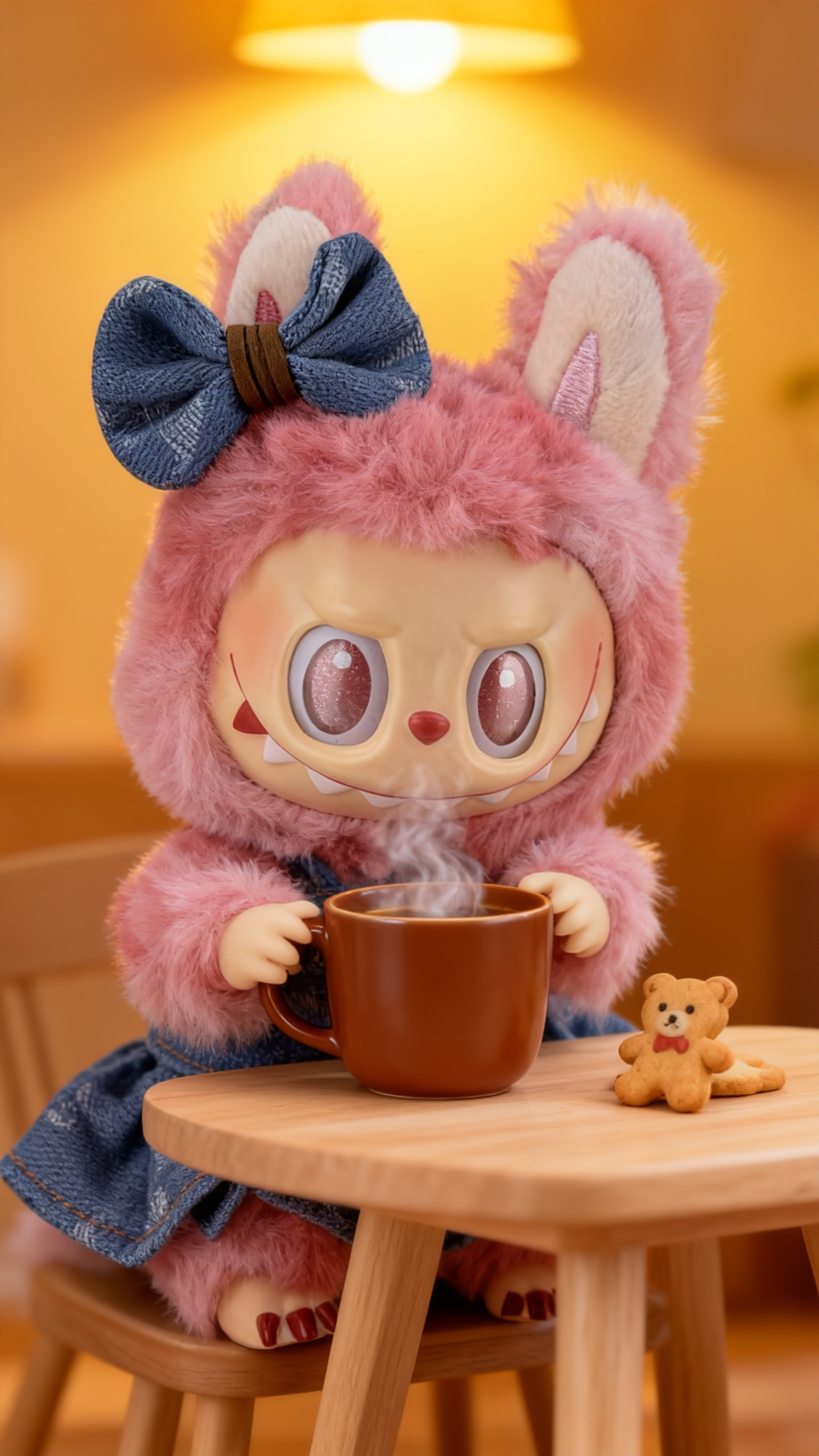 light blue denim dress in the style of big brands