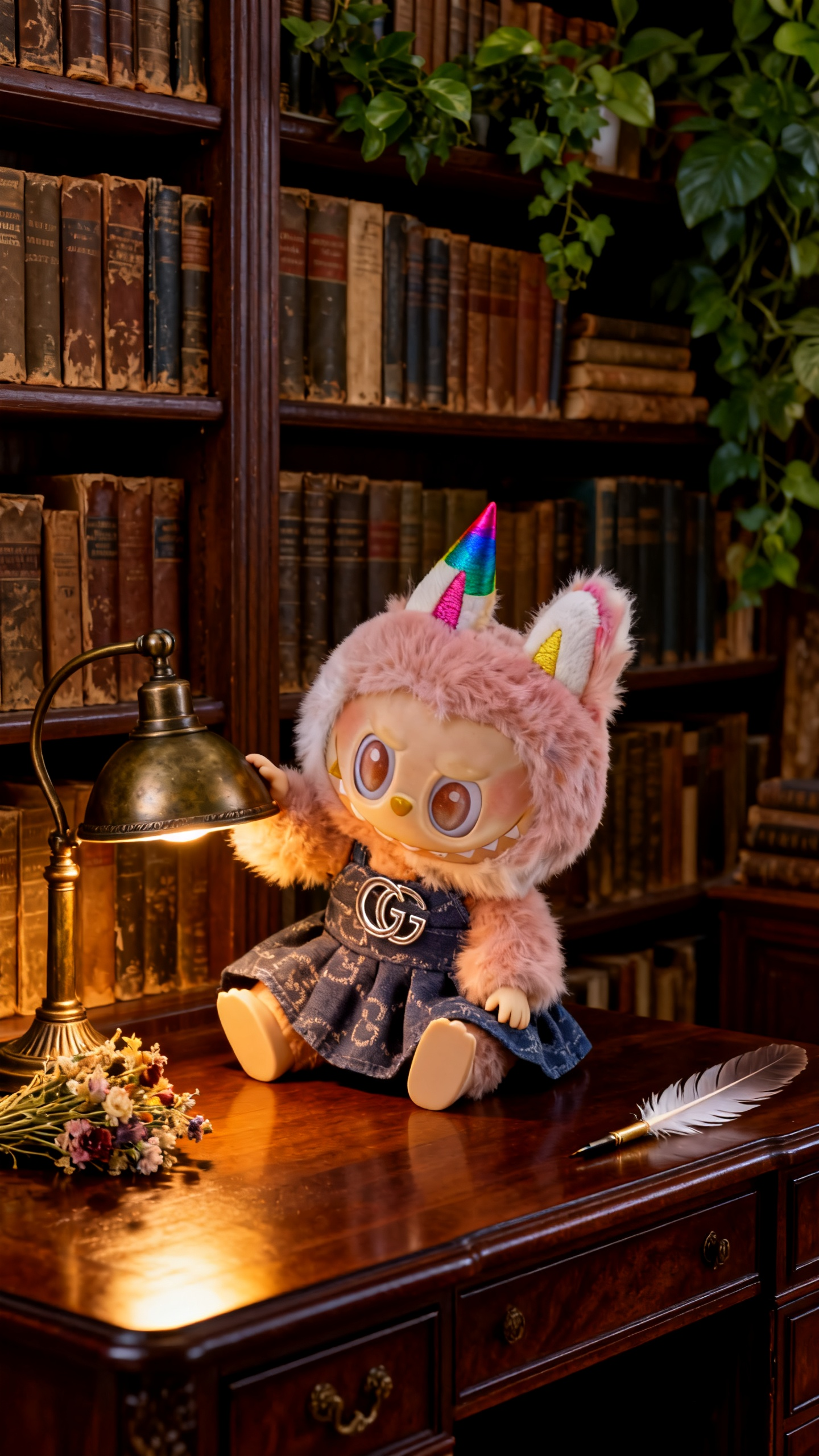 Blue denim big-name style strappy dress