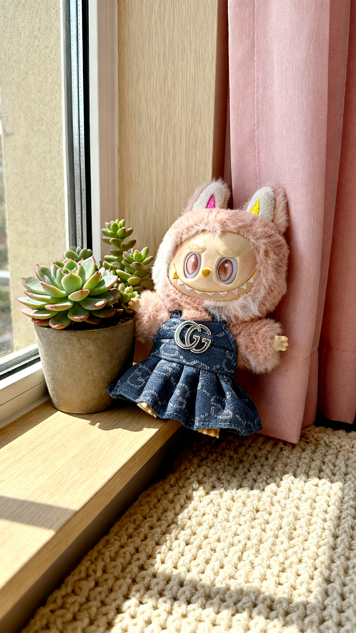 Blue denim big-name style strappy dress