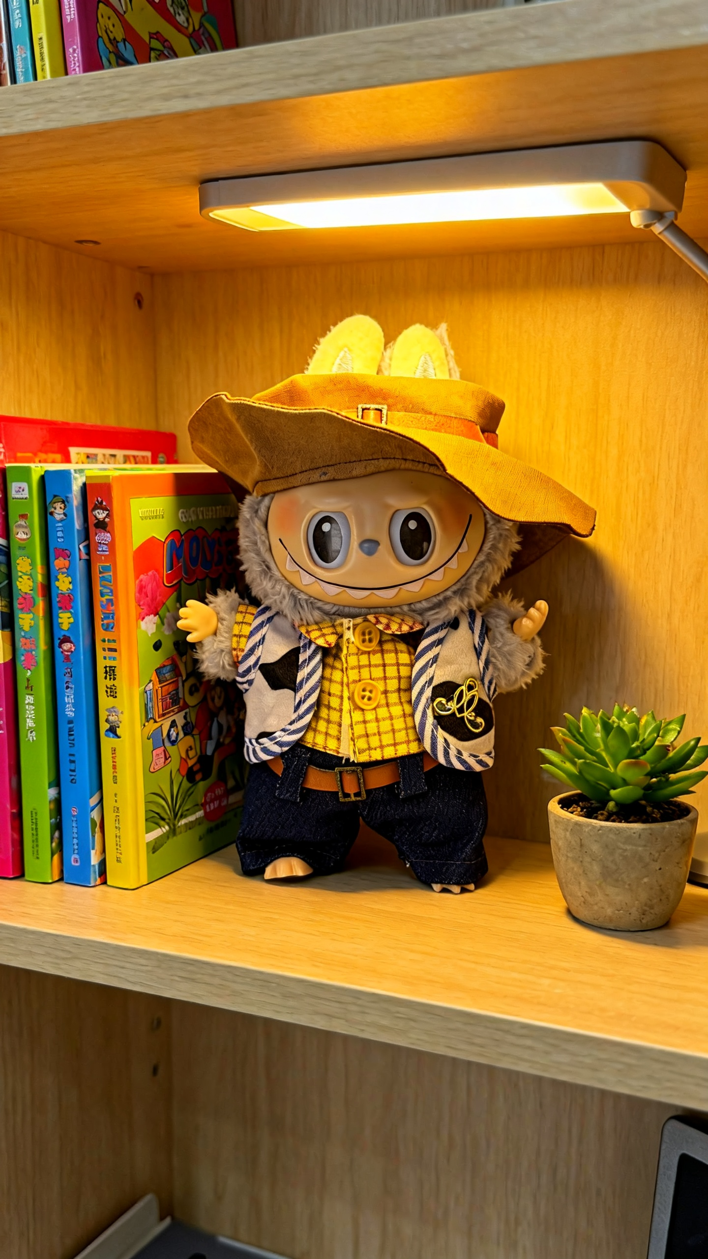 Blue sandy beach style hat set