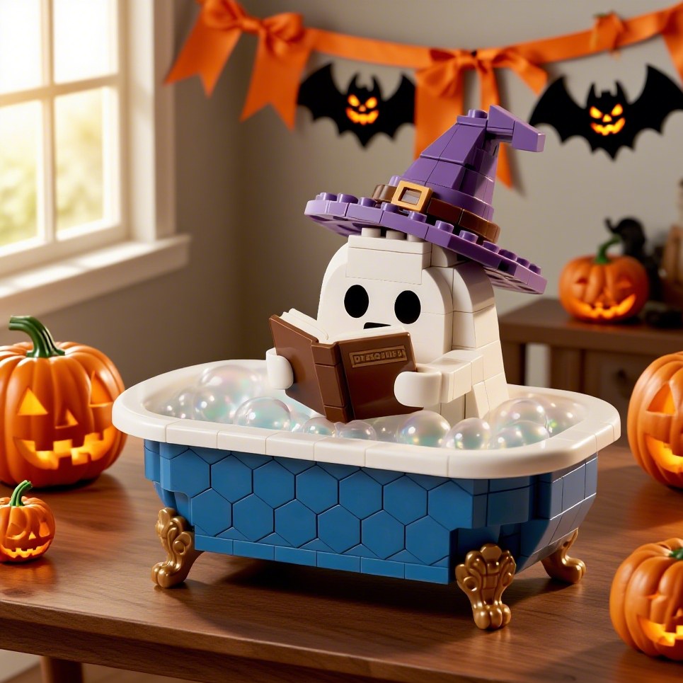 2025 Halloween Limited --Witchy Ghost Bubble Bath Brick Set🧙‍♀️
