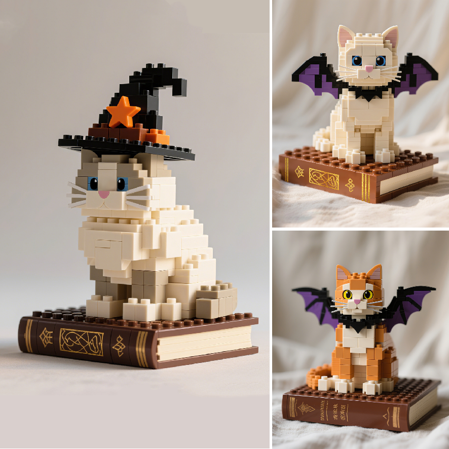 Limited Edition – Halloween Cat Trio🐱