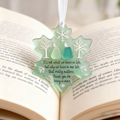 🌊Snowflake-Shaped Sea Glass Friendship Decor❄️✨ Shaped by Nature & Crafted by Hand!