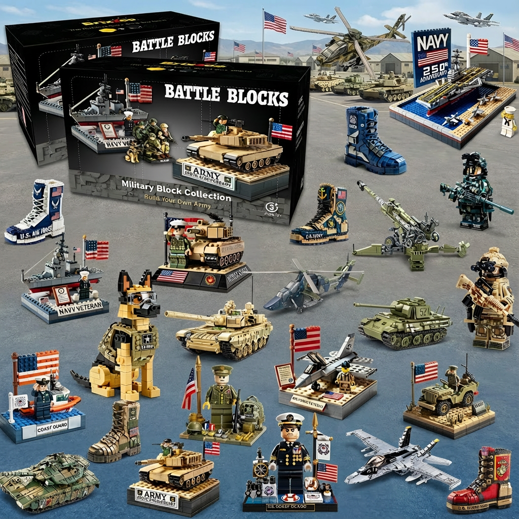 🔥Holiday Sale🔥Military Brick Blind Box Building Block Set