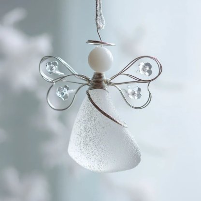 Hot Sale 49% OFF🌊Handmade Sea Glass Angel Ornament