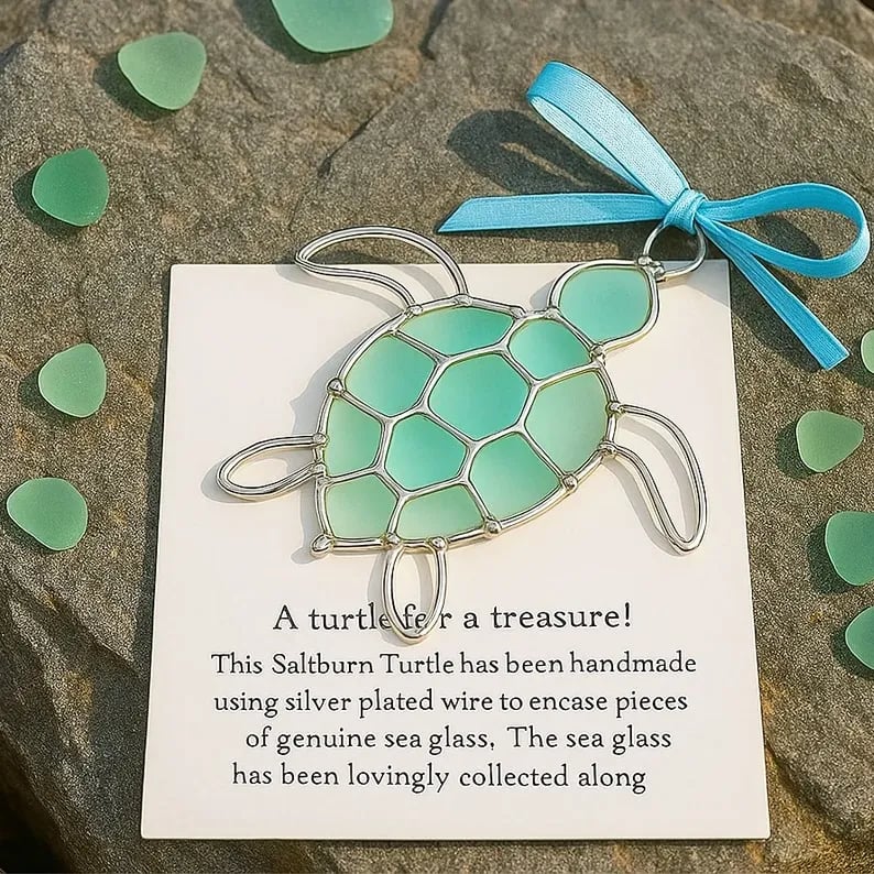 Sea Glass Turtle Gift✨💙