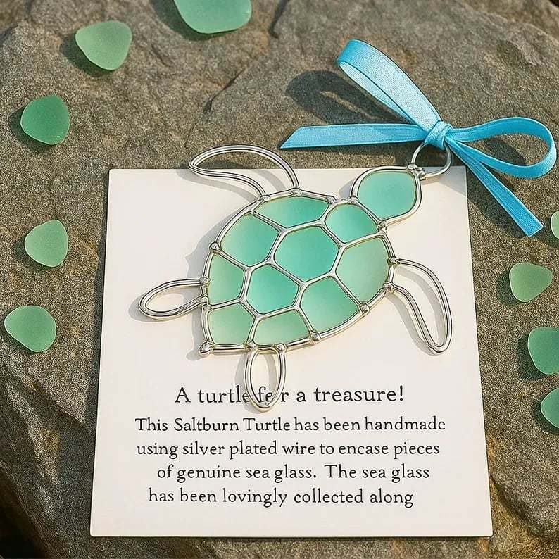 Sea Glass Turtle Gift✨💙