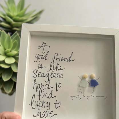 🔥Friendship sea glass🖐️Handmade