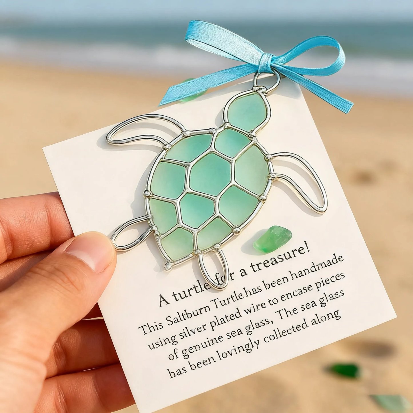 Sea Glass Turtle Gift✨💙